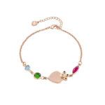 Βραχιόλι καρδιά Loisir Charming 02L15-01036
