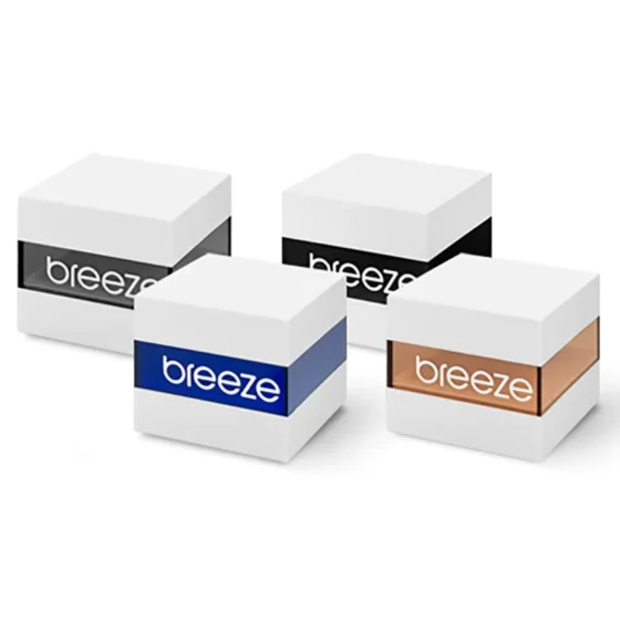 Γυναικείο ρολόι Breeze Crystal χρονογράφος μπλε καντράν ασημί μπρασελέ 612451.3 - Image 3