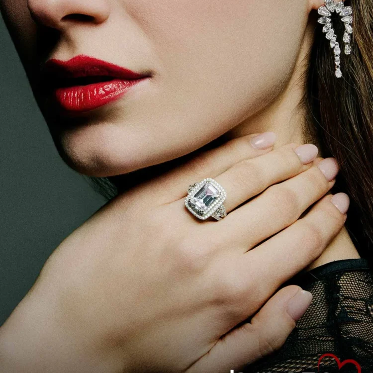 Ασημένιο δαχτυλίδι ζιργκόν Breeze 116026.4012.