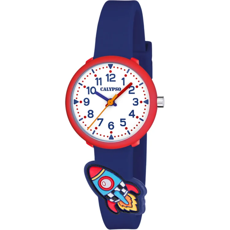 Παιδικό ρολόι μπλε λουράκι με πύραυλο Calypso K5845/2